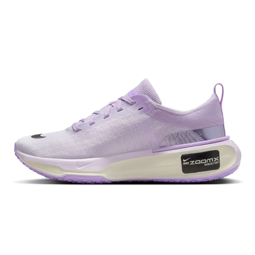 Nike Women's ZoomX Invincible Run Flyknit 3 - BlackToe Running#colour_barely-grape-black-lilac-bloom-sail