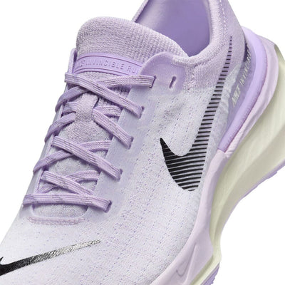 Nike Women's ZoomX Invincible Run Flyknit 3 - BlackToe Running#colour_barely-grape-black-lilac-bloom-sail