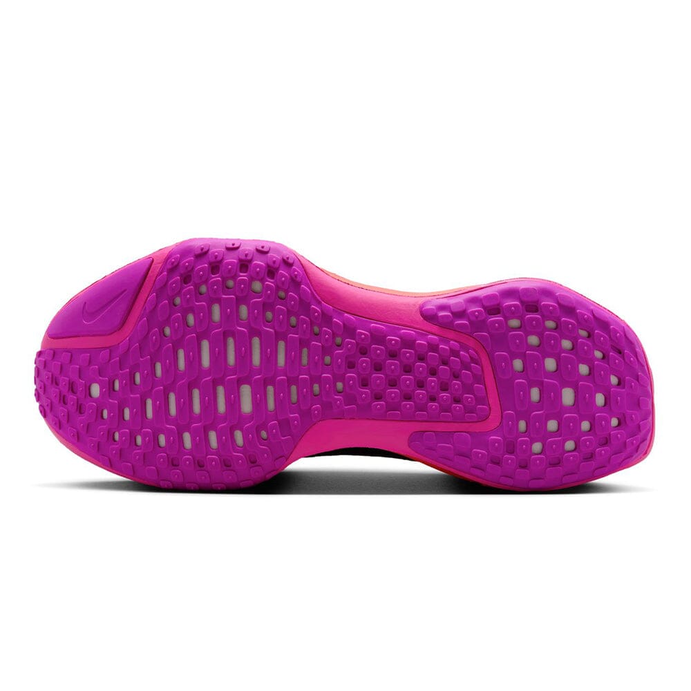 Nike Women's ZoomX Invincible Run Flyknit 3 - BlackToe Running#colour_dark-raisin-hyper-violet-hot-punch