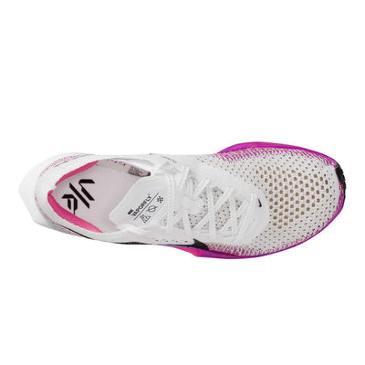 Nike Women's ZoomX Vaporfly Next% 3 - BlackToe Running#colour_white-black-vivid-purple-agate