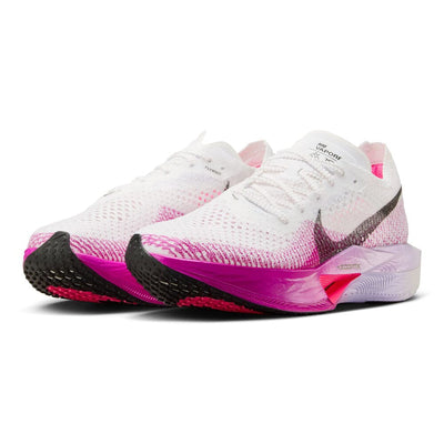 Nike Women's ZoomX Vaporfly Next% 3 - BlackToe Running#colour_white-black-vivid-purple-agate