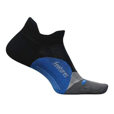 Feetures Elite Light Cushion No-Show Tab Socks - BlackToe Running#colour_tech-blue