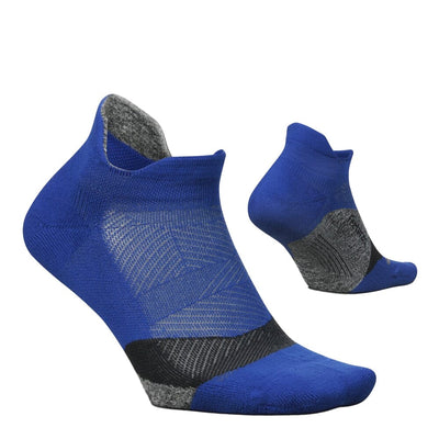 Feetures Elite Light Cushion No-Show Tab Socks - BlackToe Running#colour_boost-blue