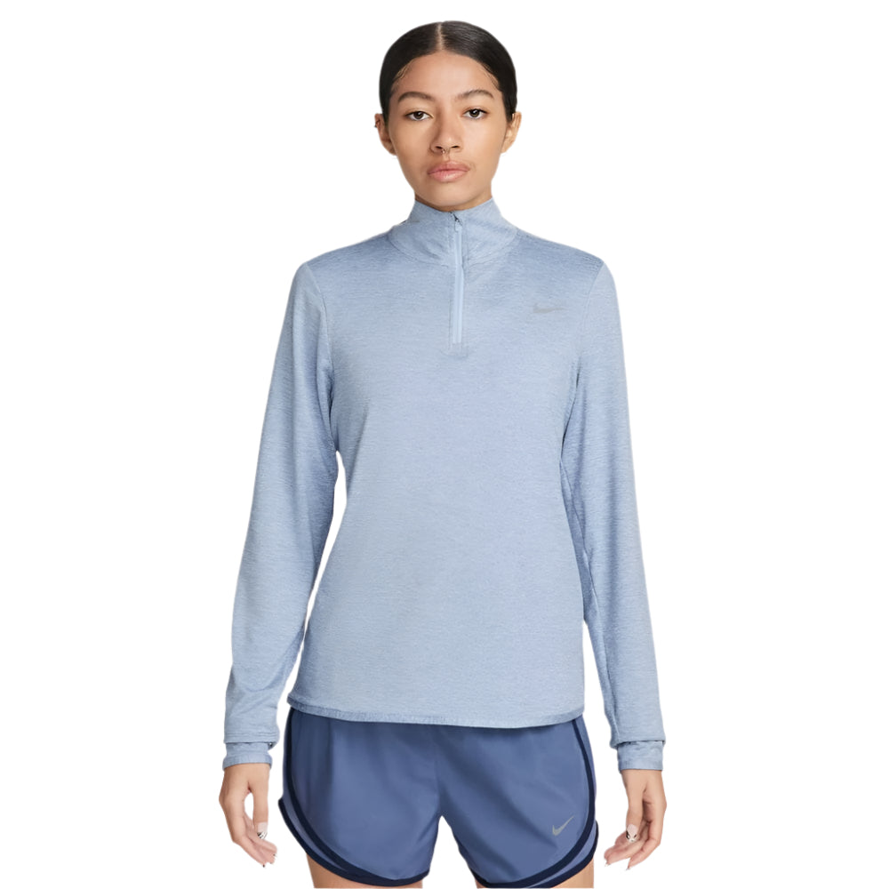 Nike Women s Dri FIT Swift Element UV Half Zip Light Armory Blue Large