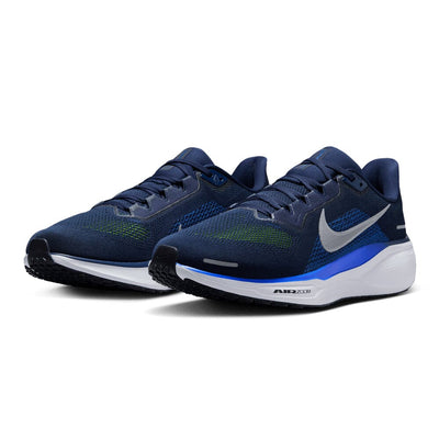 Nike Men's Pegasus 41 - BlackToe Running#colour_midnight-navy-black-volt