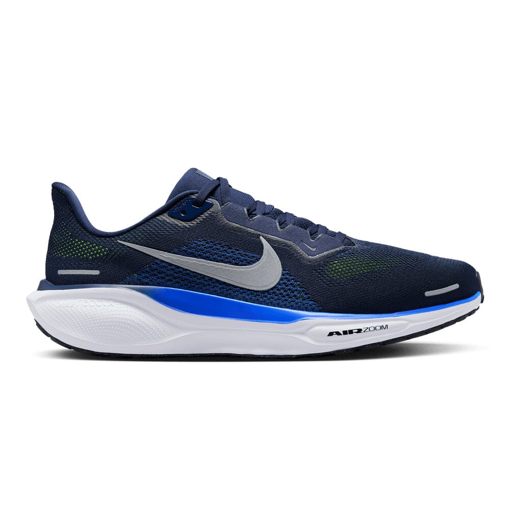 Nike Men's Pegasus 41 - BlackToe Running#colour_midnight-navy-black-volt