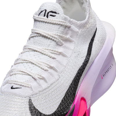 Nike Women's Alphafly 3 - BlackToe Running#colour_white-black-purple-agate-vivid-grape