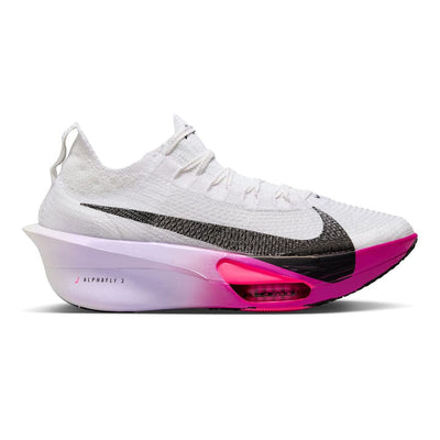 Nike Women's Alphafly 3 - BlackToe Running#colour_white-black-purple-agate-vivid-purple