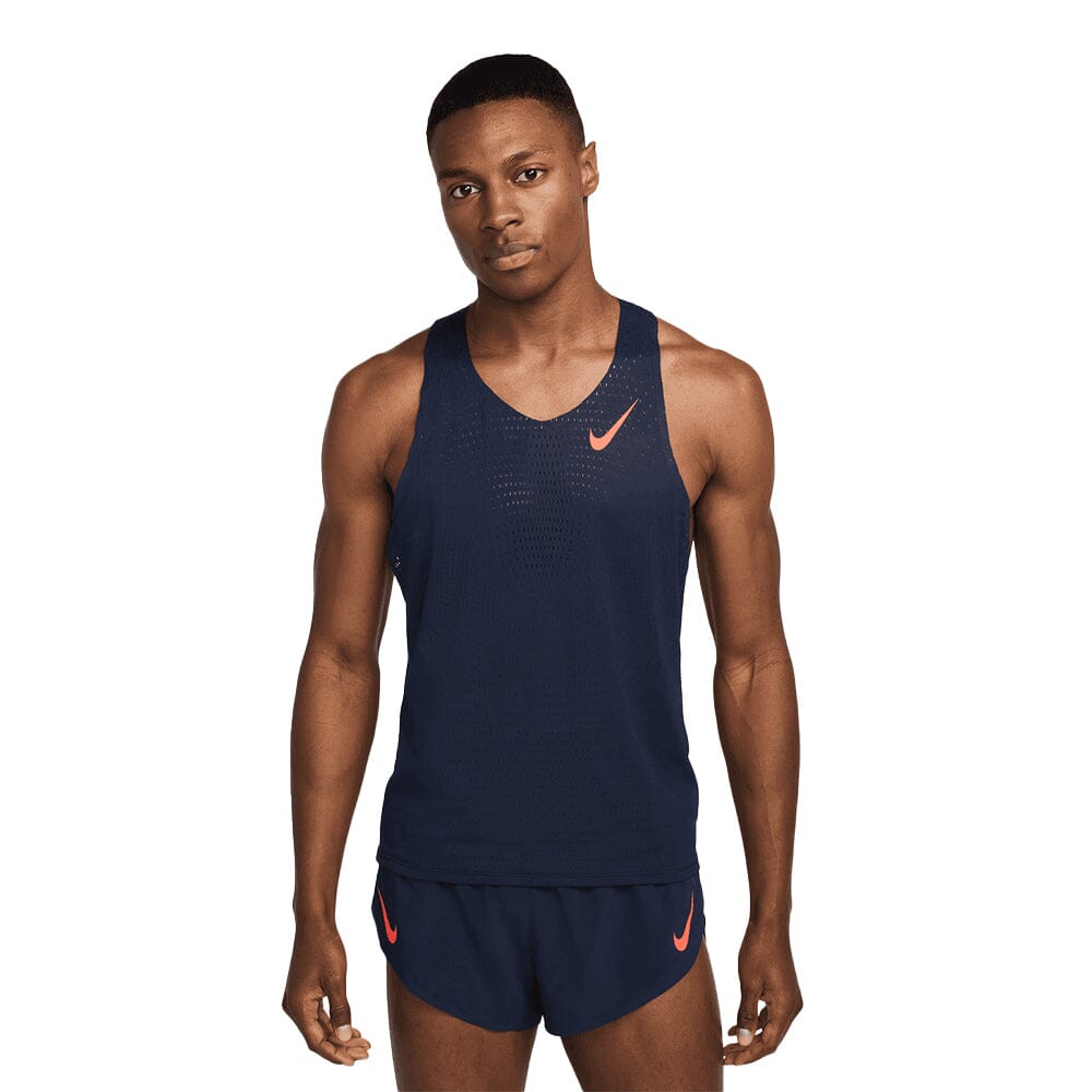 Nike Men's AeroSwift Dri-FIT ADV Running Singlet - BlackToe Running#colour_obsidian