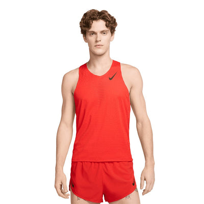 Nike Men's AeroSwift Dri-FIT ADV Running Singlet - BlackToe Running#colour_crimson