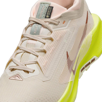 Nike Women's Pegasus Trail 5 GORE-TEX - BlackToe Running#colour_sanddrift-dark-pony-life-lime