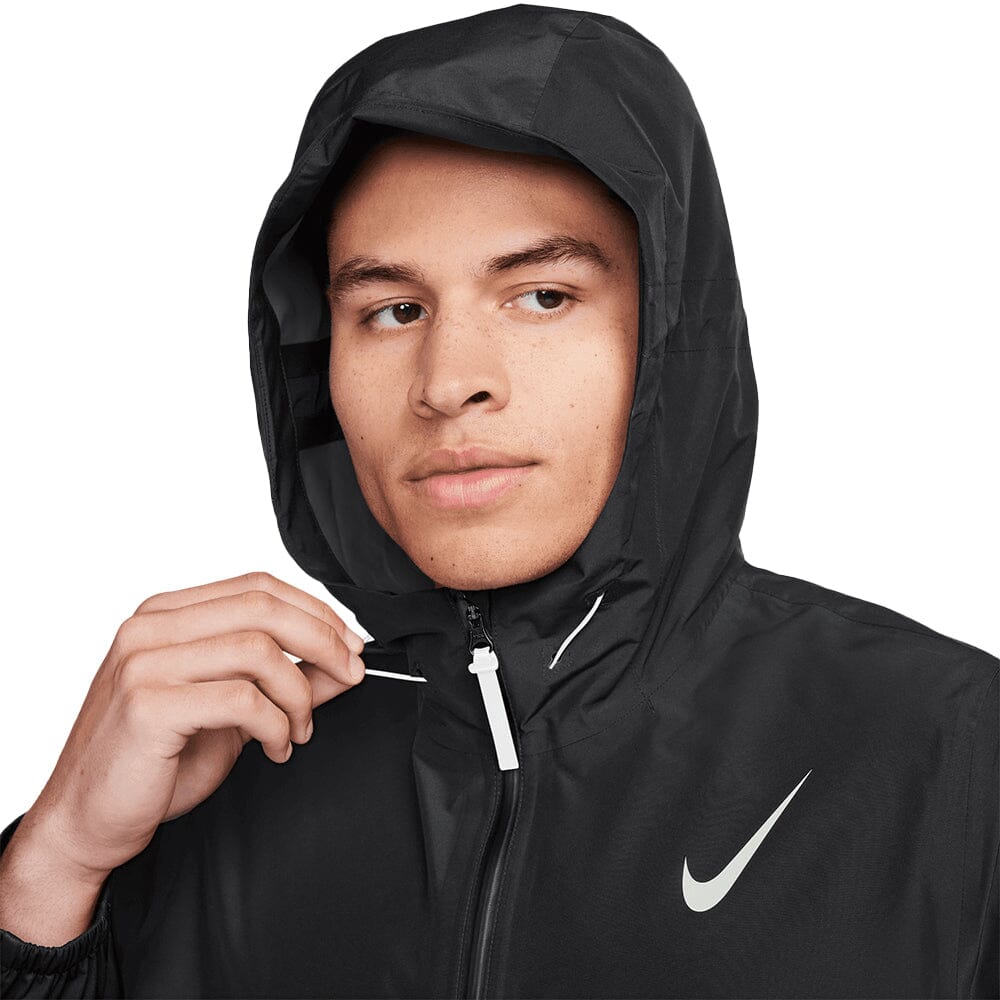 Nike running jacket black online