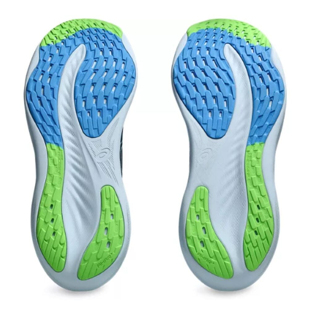 Asics Men's Gel-Nimbus 26 Men's Shoes - BlackToe Running#colour_french-blue-electric-lime