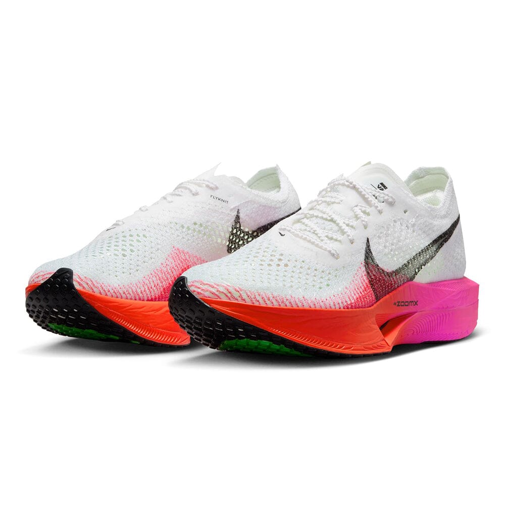 Nike Women's ZoomX Vaporfly Next% 3 - BlackToe Running#colour_white-black-bright-crimson-fierce-pink