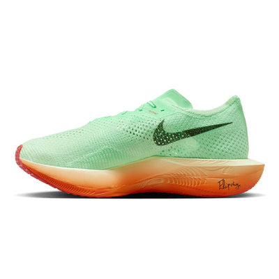 Nike Men's ZoomX Vaporfly Next% 3 "Eliud Kipchoge" - BlackToe Running#colour_vapor-green-dragon-red