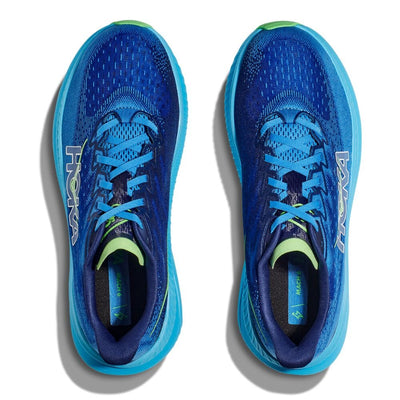 Hoka Men's Mach 6 Men's Shoes - BlackToe Running#colour_virtual-blue-bellwether-blue