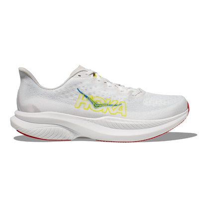 Hoka Men's Mach 6 Men's Shoes - BlackToe Running#colour_white-nimbus-cloud