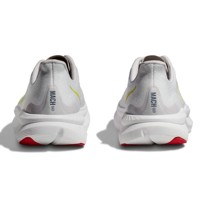 Hoka Men's Mach 6 Men's Shoes - BlackToe Running#colour_white-nimbus-cloud