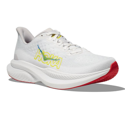 Hoka Men's Mach 6 Men's Shoes - BlackToe Running#colour_white-nimbus-cloud