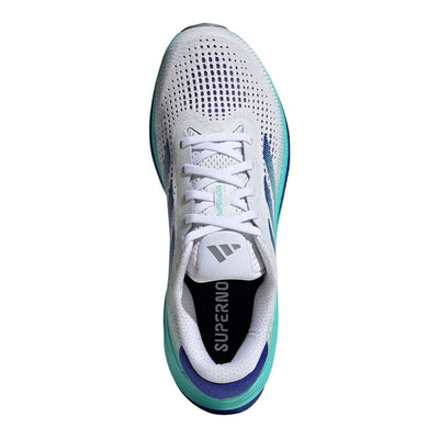 Adidas Men's Supernova Rise M - BlackToe Running#colour_cloud-white-lucid-blue-flash-aqua