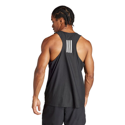 Adidas Men's Own The Run Tank Top - BlackToe Running#colour_black