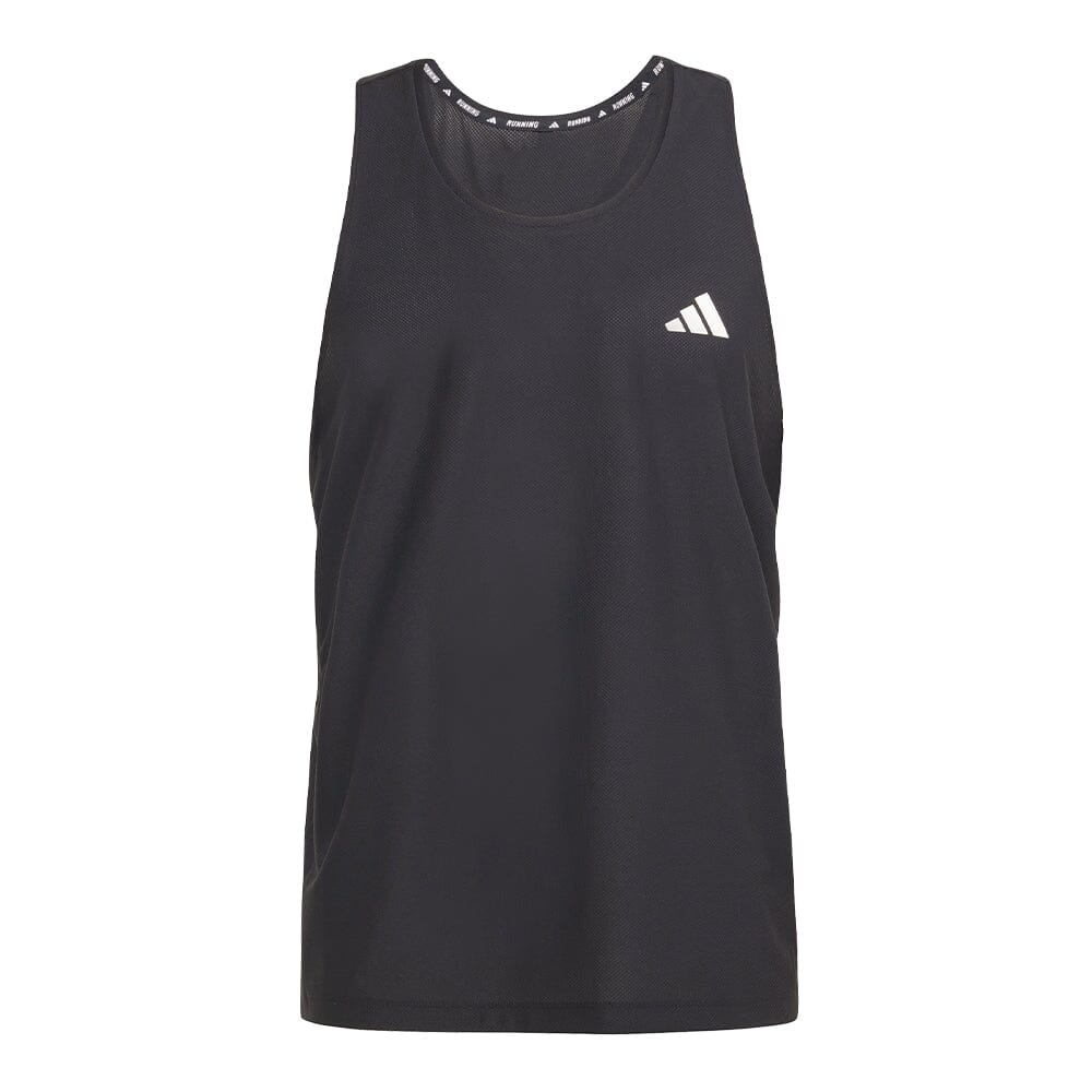 Adidas Men's Own The Run Tank Top - BlackToe Running#colour_black