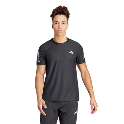 Adidas Men's Own the Run Tee - BlackToe Running#colour_black