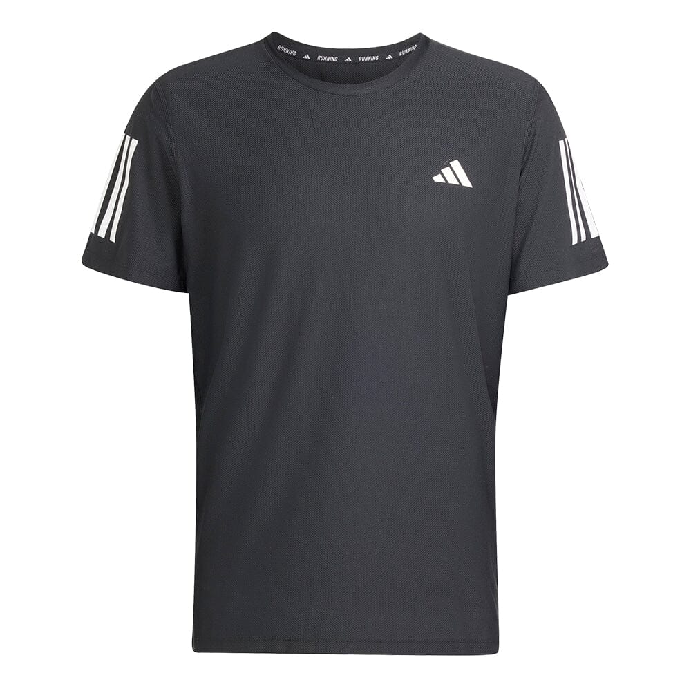 Adidas Men's Own the Run Tee - BlackToe Running#colour_black