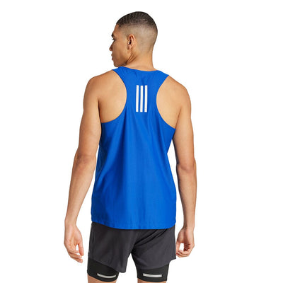 Adidas Men's Own The Run Tank Top - BlackToe Running#colour_team-royal-blue