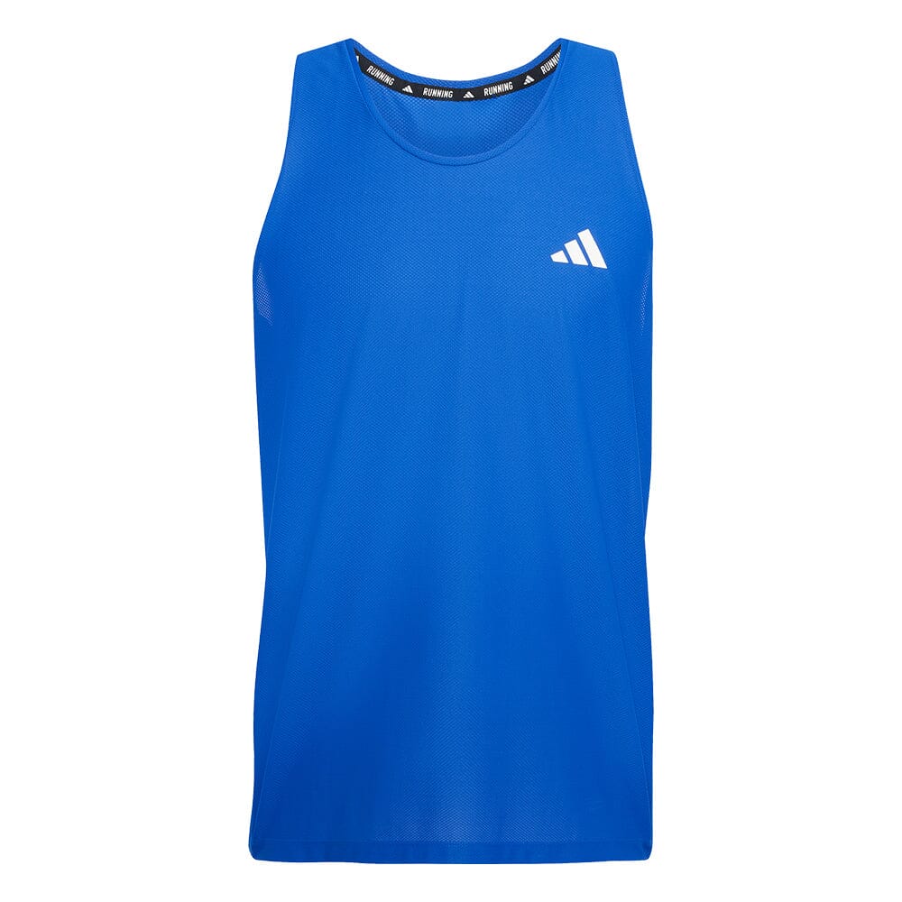 Adidas Men's Own The Run Tank Top - BlackToe Running#colour_team-royal-blue