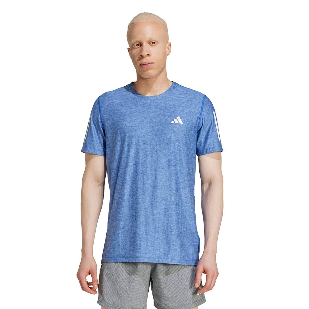 Adidas Men's Own the Run Tee - BlackToe Running#colour_blue