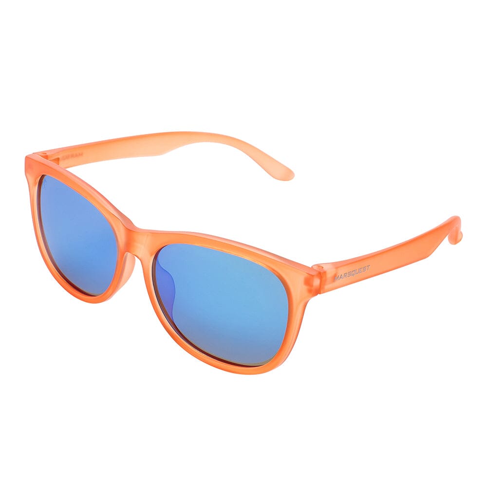 Marsquest Momentum Sunglasses - Iced Orange & Neon Blue Sunglasses - BlackToe Running - 