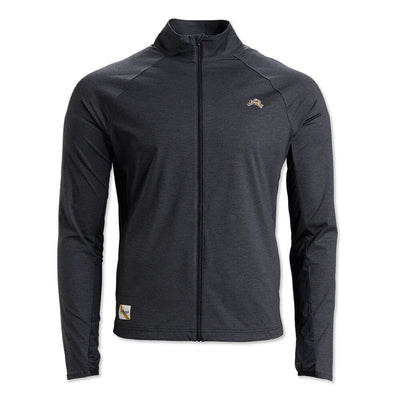 Tracksmith Men's Session Jacket - BlackToe Running#coloue_charcoal