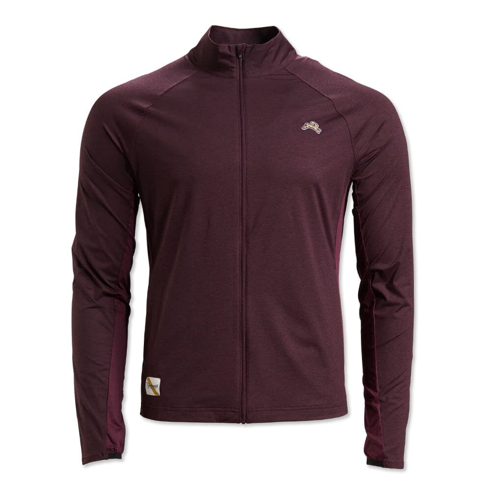 Tracksmith Men's Session Jacket - BlackToe Running#coloue_wine