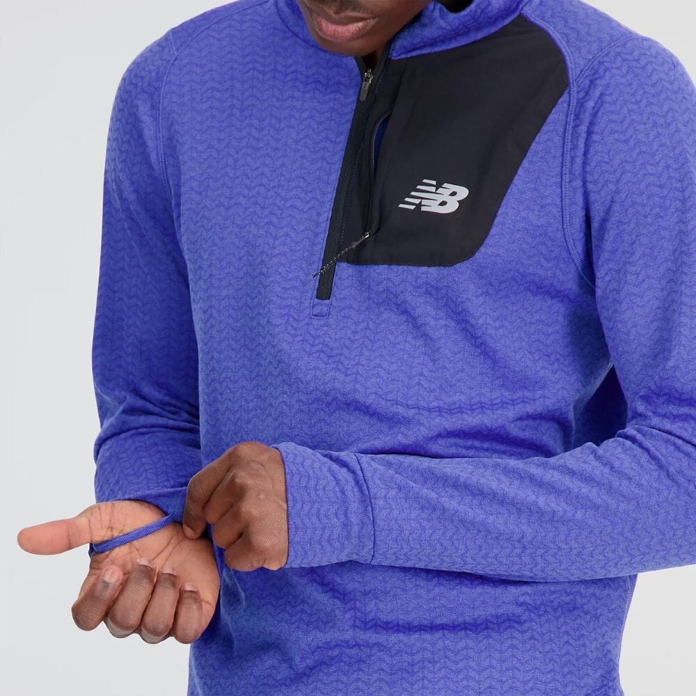 New balance tech train half zip jacket mens best sale