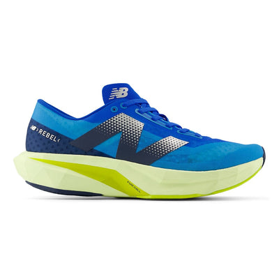 New Balance Men's FuelCell Rebel v4 - BlackToe Running#colour_spice-blue-lime