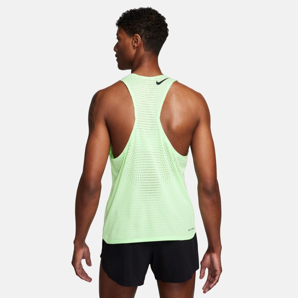 Nike Men's AeroSwift Dri-FIT ADV Running Singlet- BlackToe Running - #colour_vapor-green