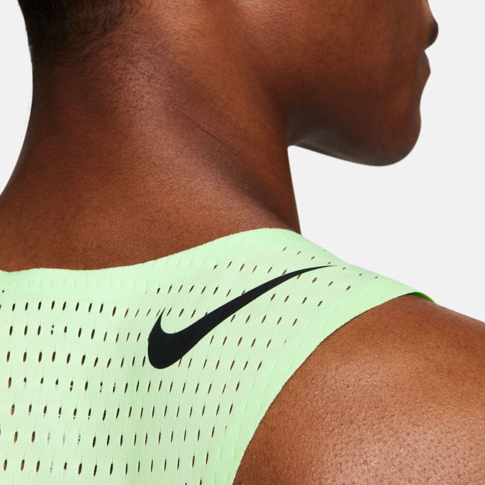 Nike Men's AeroSwift Dri-FIT ADV Running Singlet- BlackToe Running - #colour_vapor-green