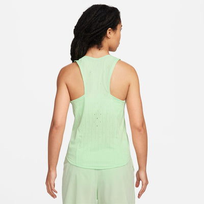 Nike Women's AeroSwift Dri-FIT ADV Running Singlet - BlackToe Running#colour_vapor-green-black