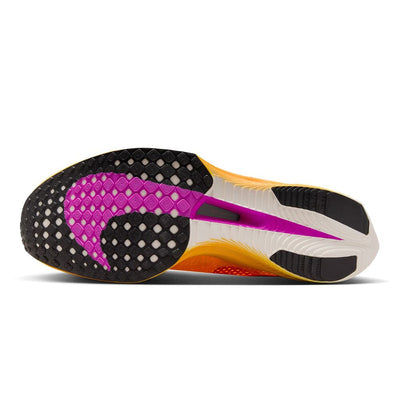 Nike Women's ZoomX Vaporfly Next% 3 - BlackToe Running#colour_laser-orange-hyper-violet-citron-pulse