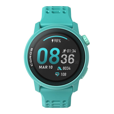 Coros PACE 3 Premium GPS Watch - BlackToe Running#colour_emerald-with-silicone-band