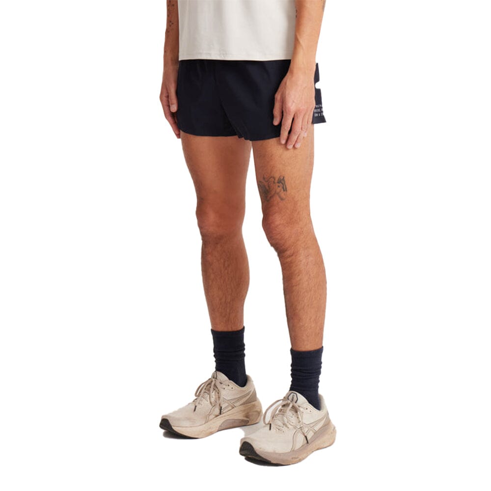 Roark Men's Alta Elite 3.5" Shorts - BlackToe Running#colour_black