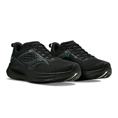 Saucony Women's Ride 17 - BlackToe Running#colour_triple-black