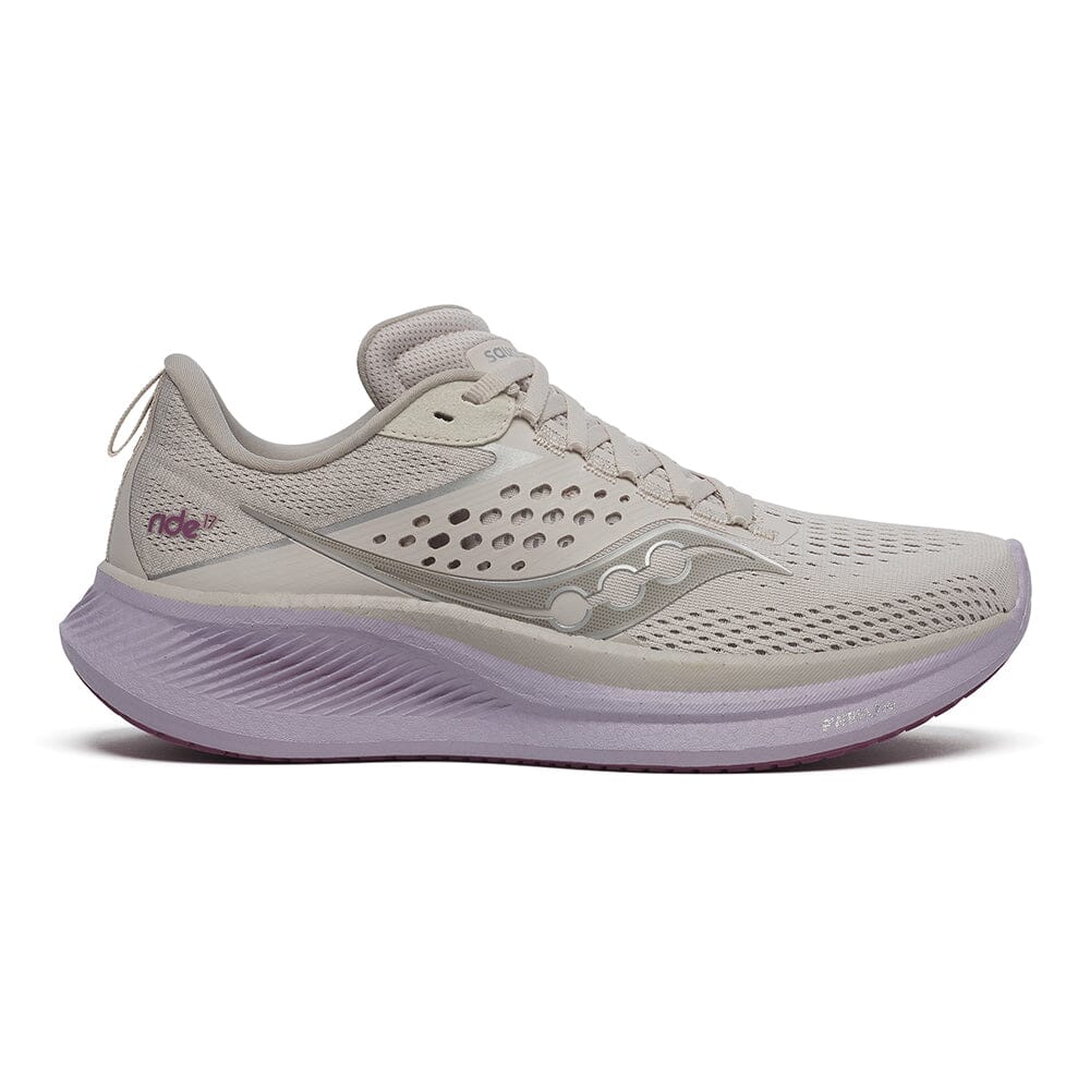 Saucony Women's Ride 17 - BlackToe Running#colour_moon-viola