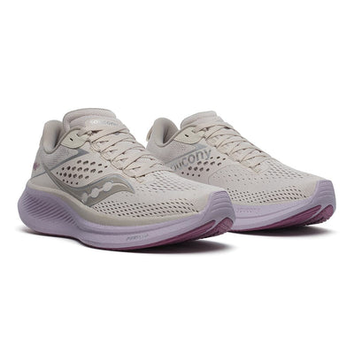 Saucony Women's Ride 17 - BlackToe Running#colour_moon-viola