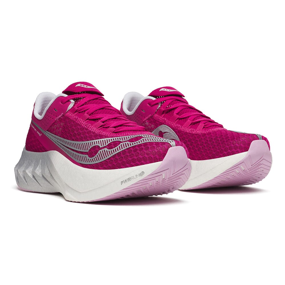 Saucony Women's Endorphin Pro 4 - BlackToe Running#colour_magenta