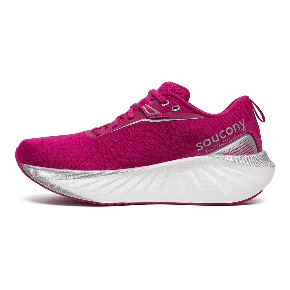 Saucony Women’s Triumph 22 - BlackToe Running#colour_magenta