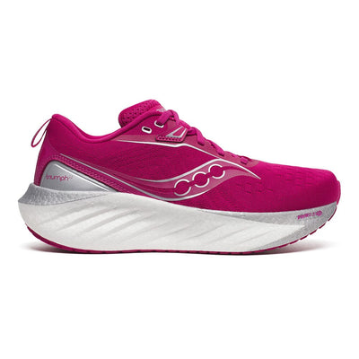 Saucony Women’s Triumph 22 - BlackToe Running#colour_magenta