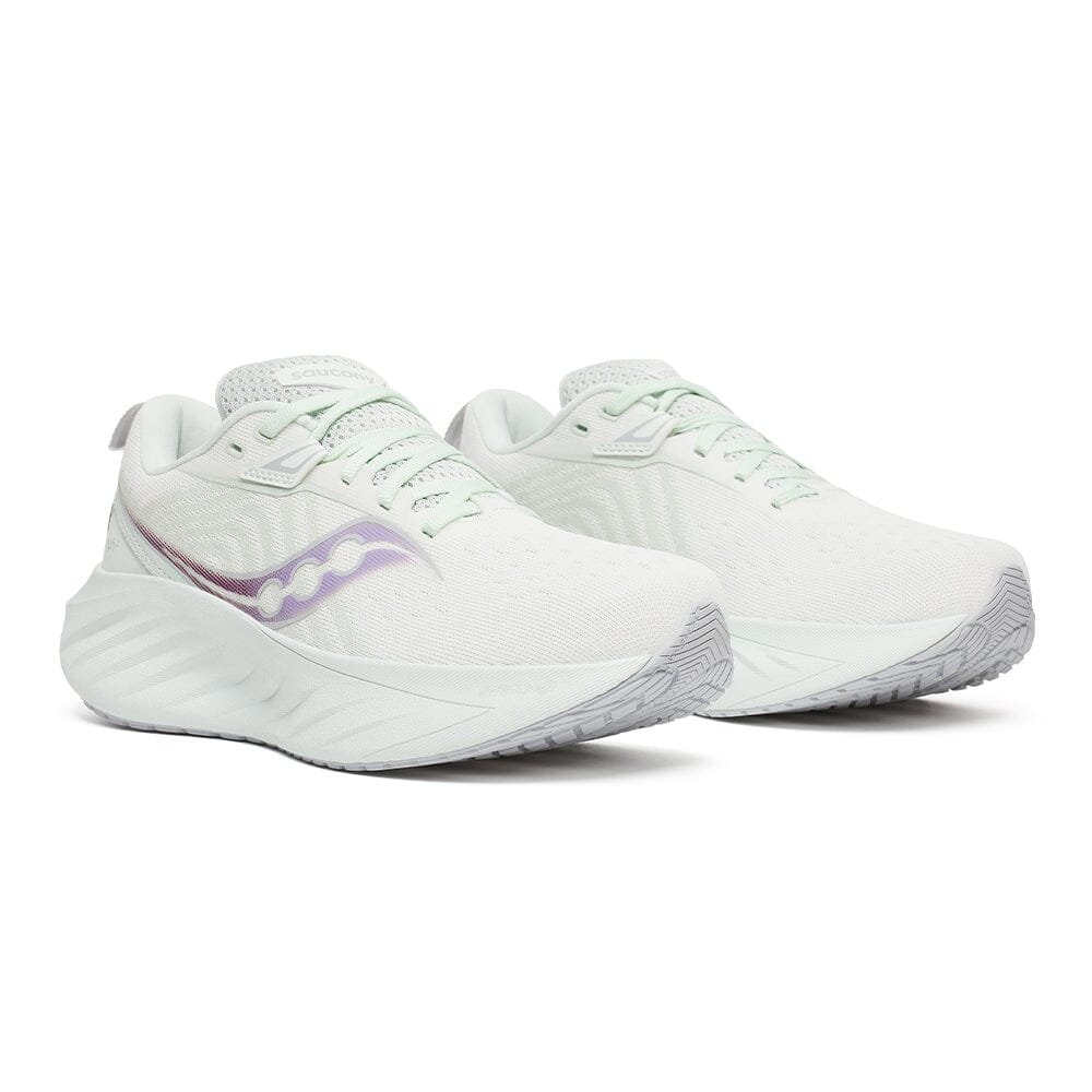 Saucony Women’s Triumph 22 - BlackToe Running#colour_white-foam