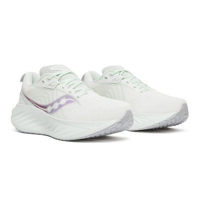 Saucony Women’s Triumph 22 - BlackToe Running#colour_white-foam